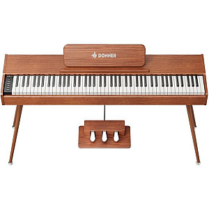 Donner DHP-200 Pro Digital Stage Piano, Wood